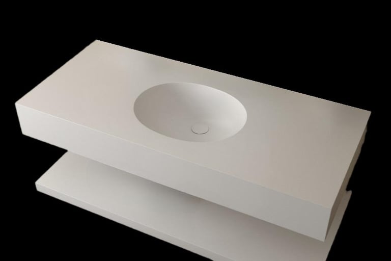 ΝΙΠΤΗΡΑΣ ΜΠΑΝΙΟΥ HARMONY ΤΟΙΧΟΥ ΜΕ ΡΑΦΙ SOLID SURFACES