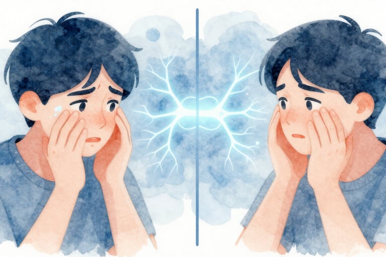 Mirror neurons showing how emotional contagion transfers feelings between people