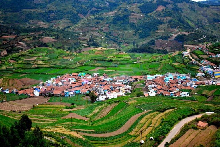 Poombarai village view