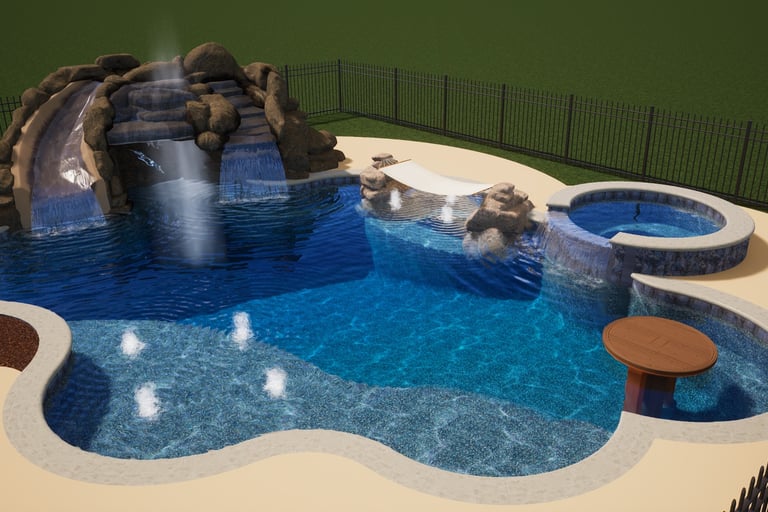 Pool 3D Design Example