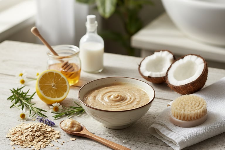 avoine miel et noix de coco