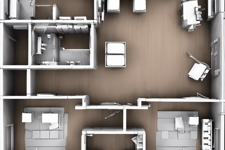 Bright living room with modern inventory