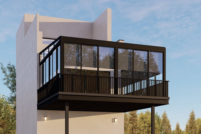 retractable glass pergola