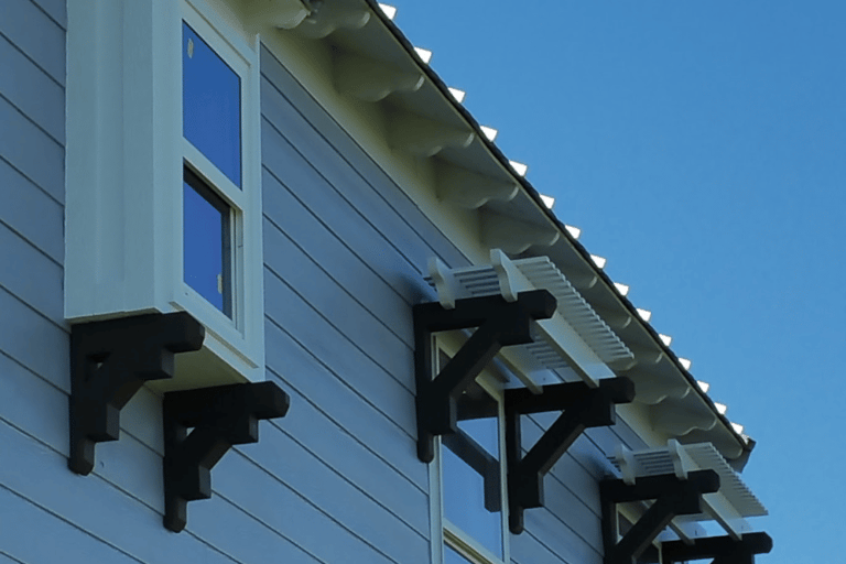 Beach house window detailing!