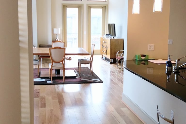Complete build out condo with 14’ ceilings