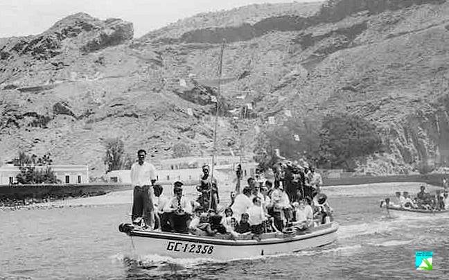 procesion del carmen en mogan 