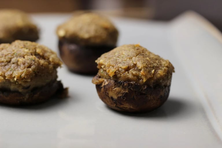 stuffed mushrooms