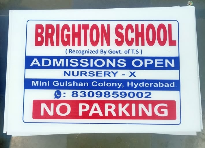 No Parking Boards Printing