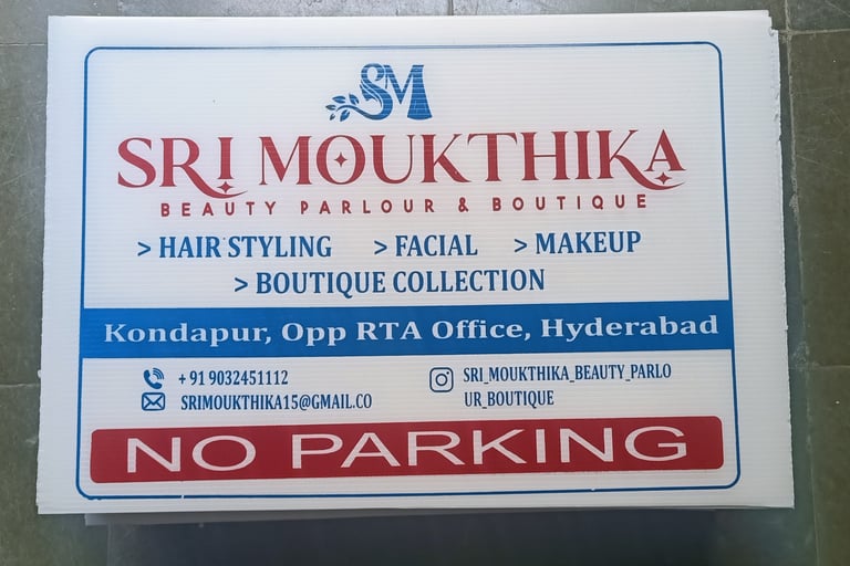 No Parking Baords