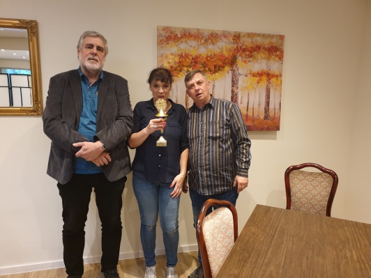 1. Tanja Hurma-Schäfer, 2. Frank Fuhrmann, 3. Uwe Kryniecki
