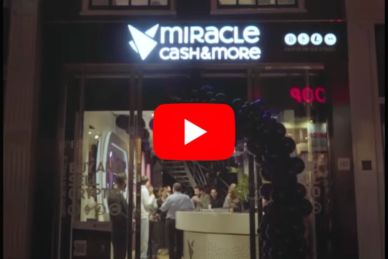 Miracle Cash & More Amsterdam store opening