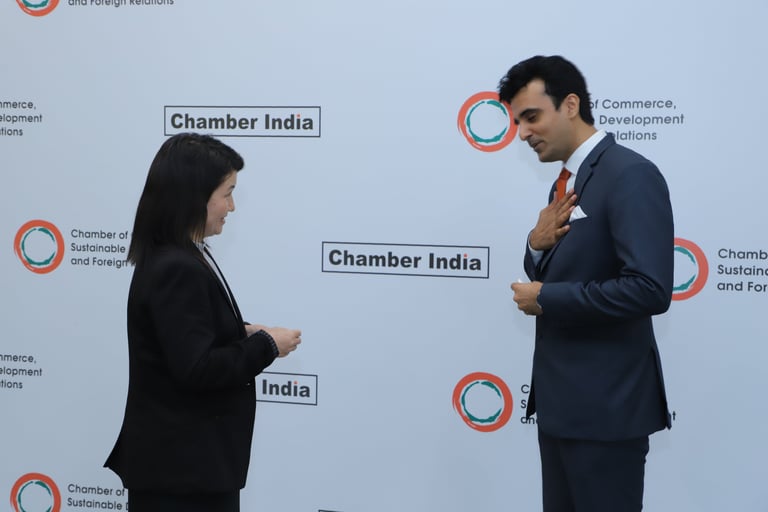 Diplomat from Bhutan at Chamber India Event