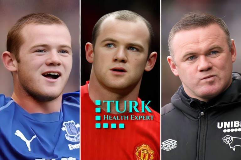 Former Manchester United footballer Wayne Rooney hair transplant