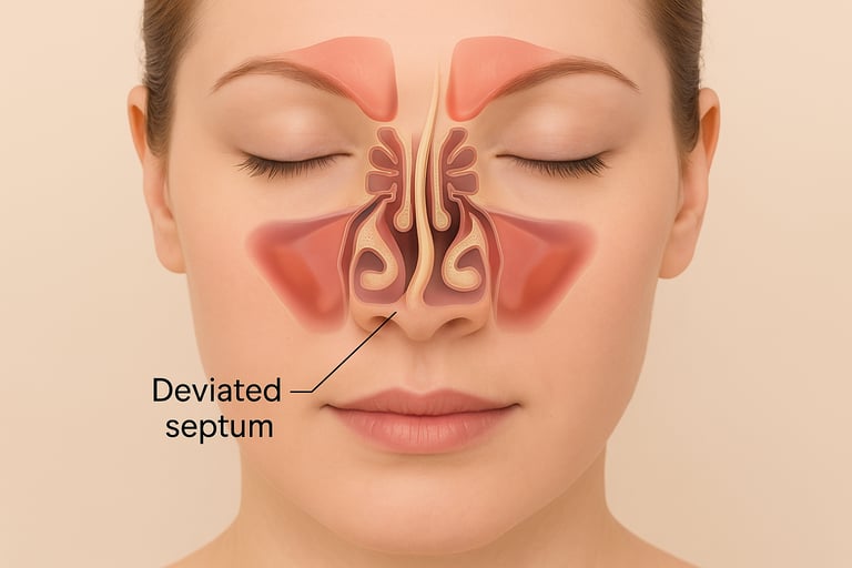 desvio de septo otorrino cotia