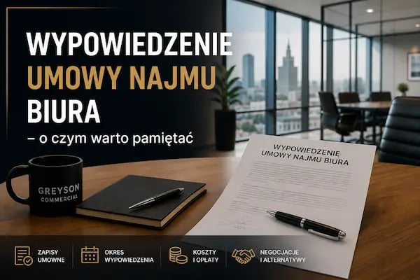 Wypowiedzenie umowy najmu biura