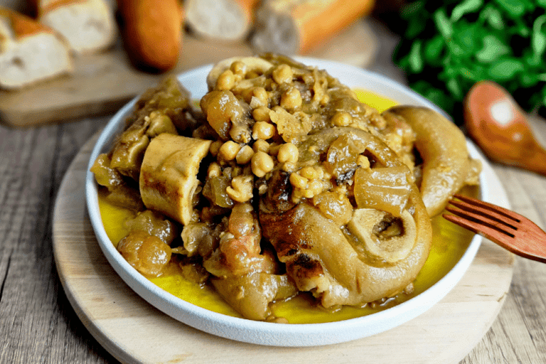 pieds de veau à la marocaine