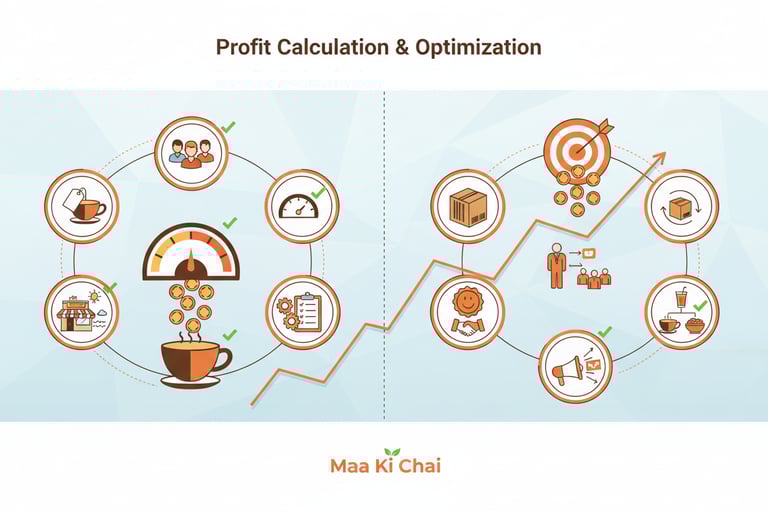 maa ki chai profit calculation and optimization