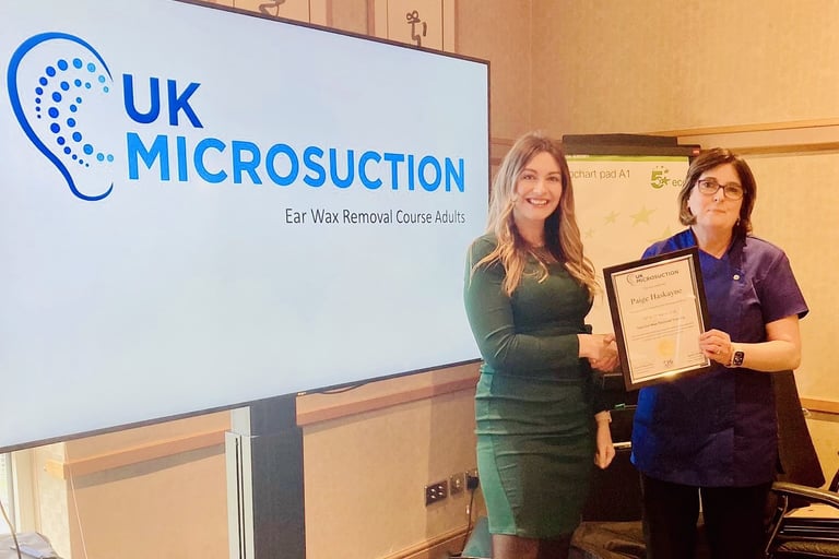 Paige Haskayne Earase Mobile Ear Wax Removal York