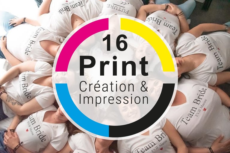 personnalisation tshirt 16 Print charente