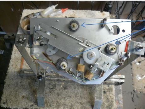 Chassis is re assembled and ready for a new idler wheel and motor