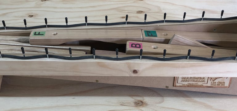 Mini Marimba - Open Top View