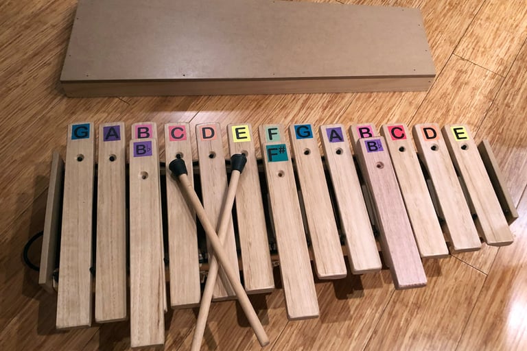 Mini Marimba - Top View