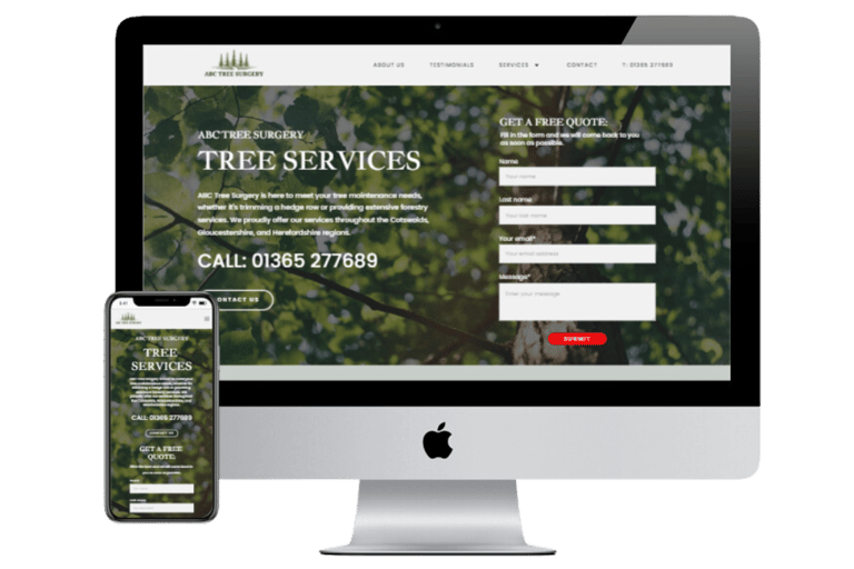 website design example