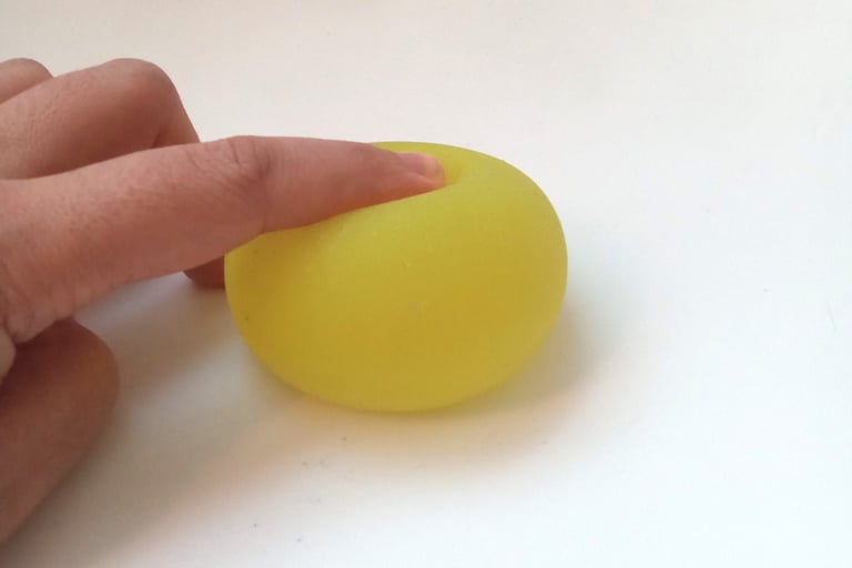 Squishy Yellow Ball 
