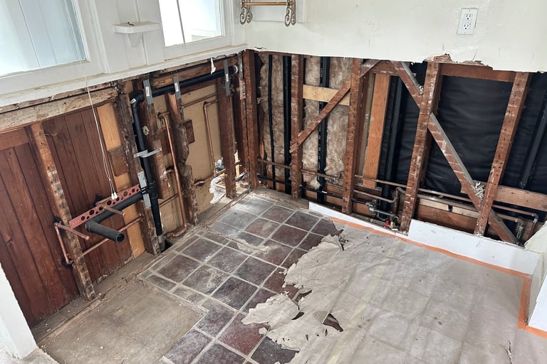 Whole house repiping service in Culver City home