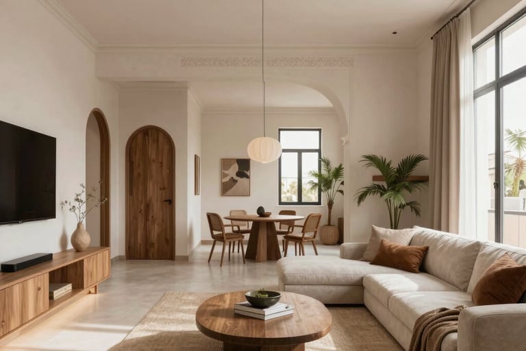 Bright living room with modern inventory