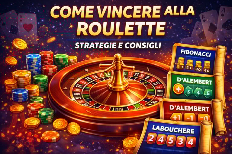 strategie per vincere alla roulette online