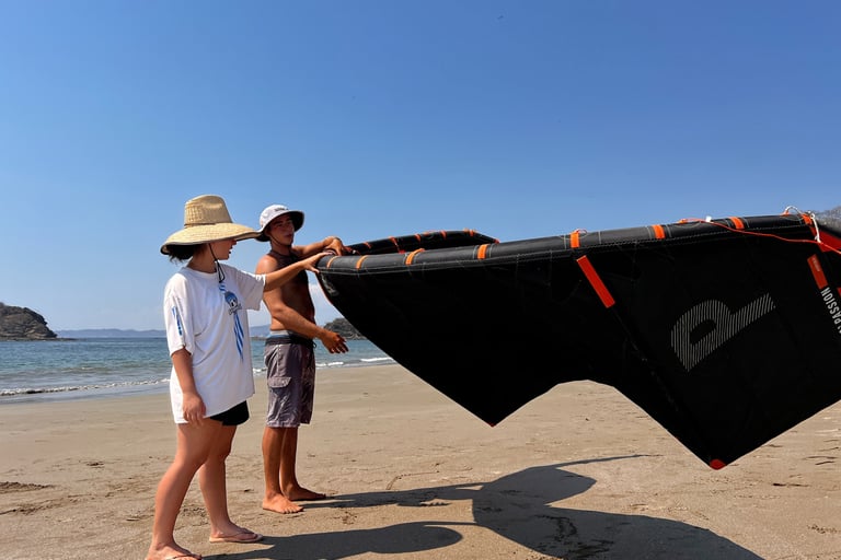 Learning kitesurfing basics