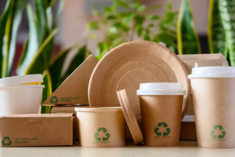 Papironova water-based cupstock and food-container boards are fully recyclable, PFAS-free, plastic-f