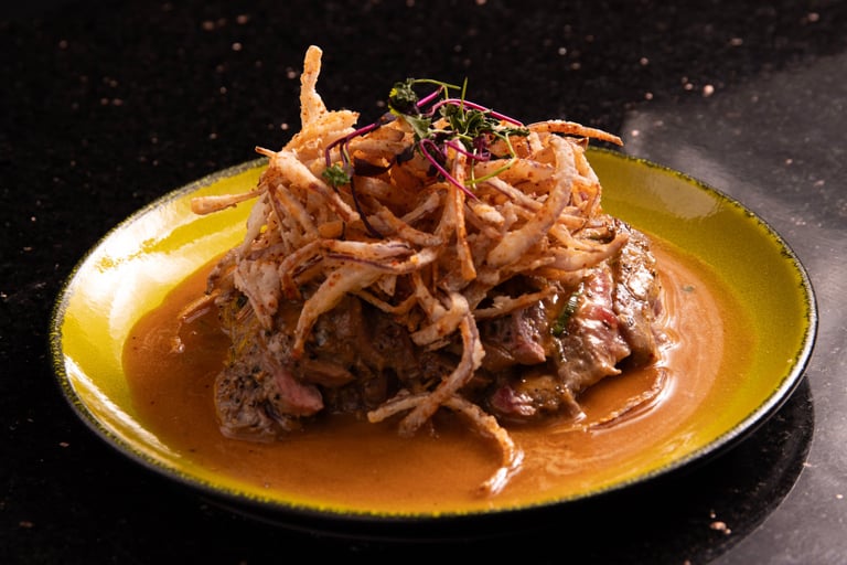 Ponzu butter skeak at cloud 9 las vegas 