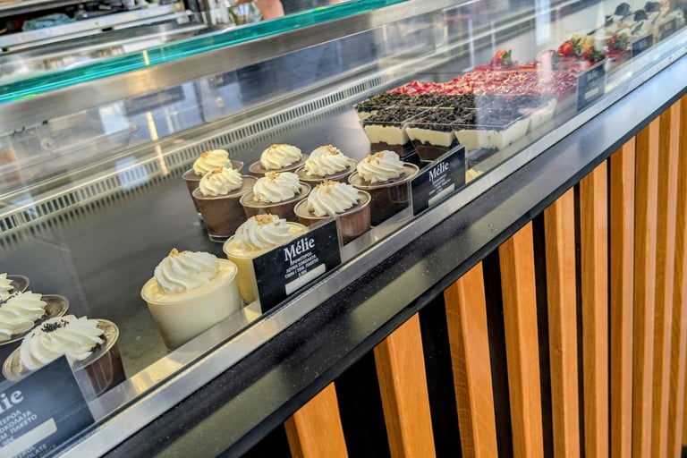 Melie baker desserts in Thessaloniki Greece