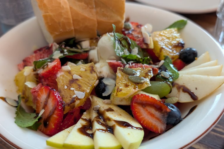 tomato salad from Chaduna in Tbilisi Georgia 