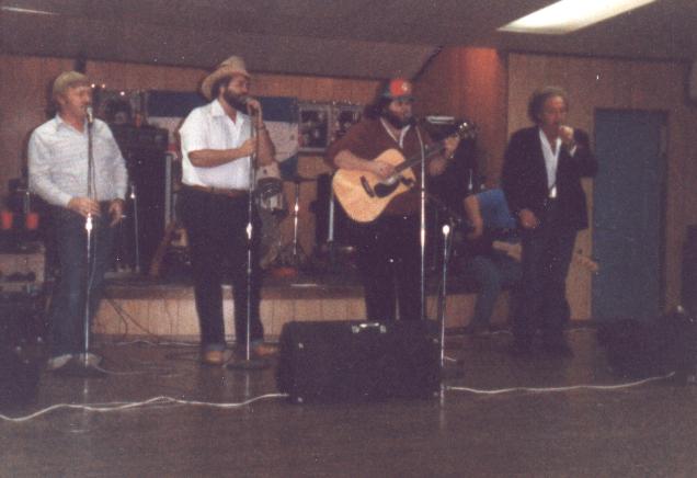 Terry Riggs, Billy Bear, The Pirate and Curly Hale in The Harmony Brothers