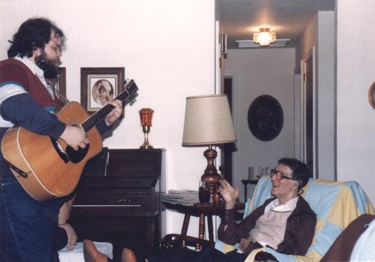 The Pirate sings a shanty for his Grandfather