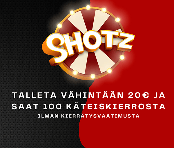 Shotz nettikasino banneri