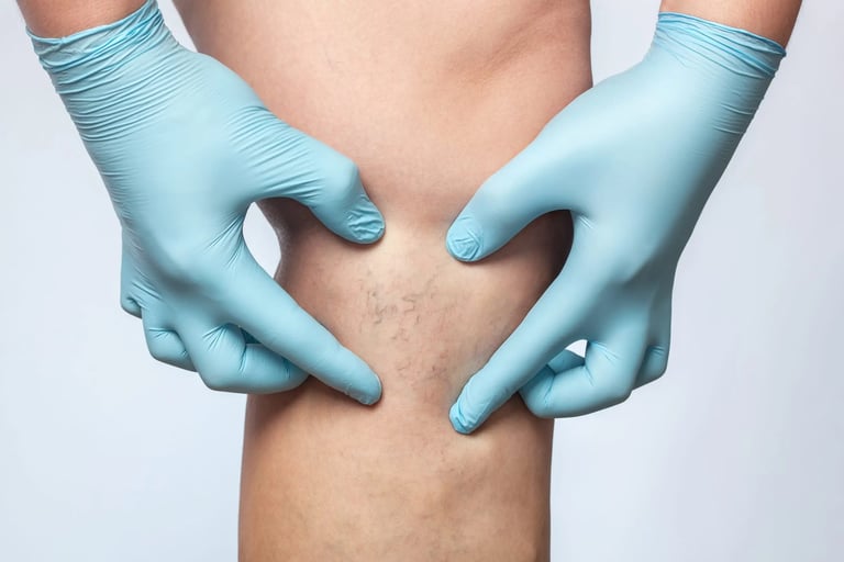 Spider vein sclerotherapy Dr. Omar Hamdallah