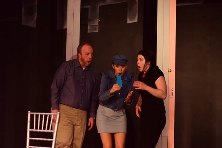 Acadiana Rep 2019 production of Que Sera, Giant Monster 