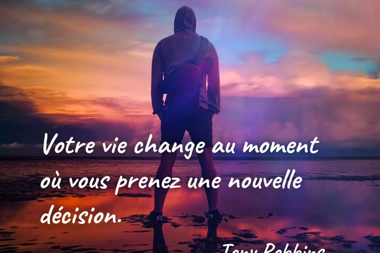 changer sa vie pour évoluer