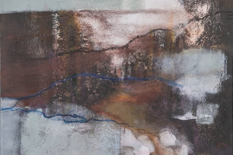 Ubers I./ 60x60/300euro/mixed media