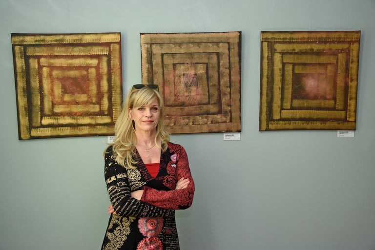 Time slot serie/ 2019 /60x60/ acylic on canvas/ 200 euros each/
