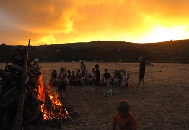 Bonfire on Mtentu Beach