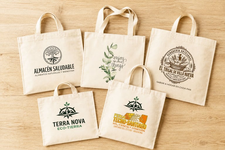 Bolsas ecológicas personalizadas para empresas y eventos promocionales
