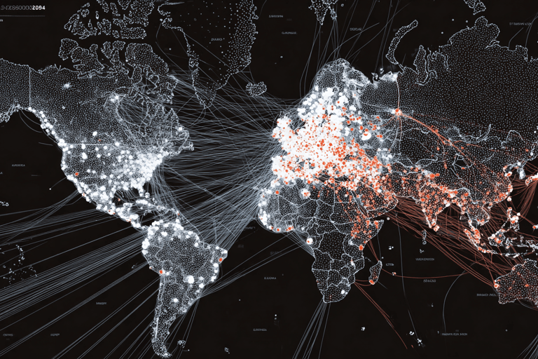 a map of a world map with a map of the world