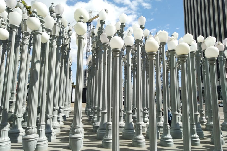 Lampioni del LACMA di Los Angeles
