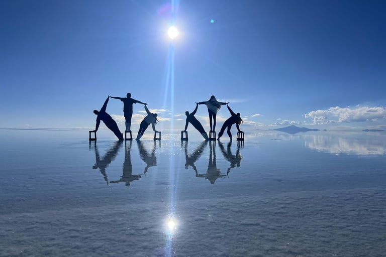 Salar de Uyuni e l'effetto specchio
