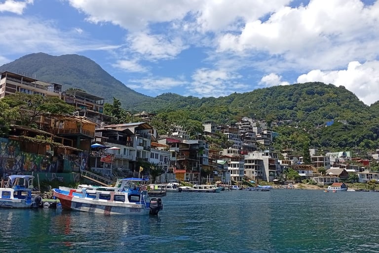 San Pedro La Laguna sul Lago Atitlan in Guatemala